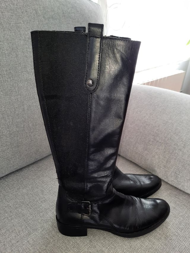 Botas negras de piel Geox. Talla 38.