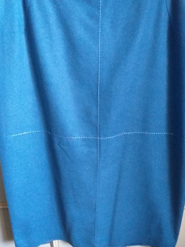 Falda Azul. Talla 42.