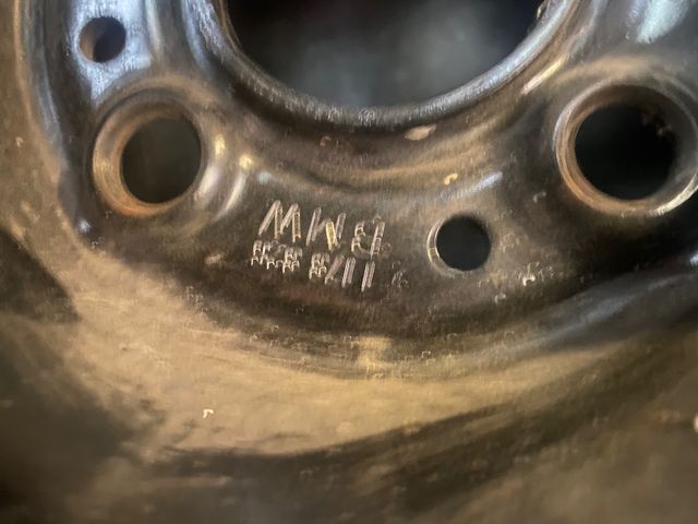 Llantas de chapa bmw e30   14"