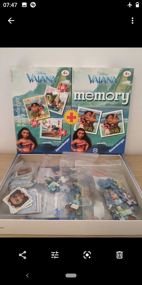 Puzzle y Memory Moana/Viana Ravensburger