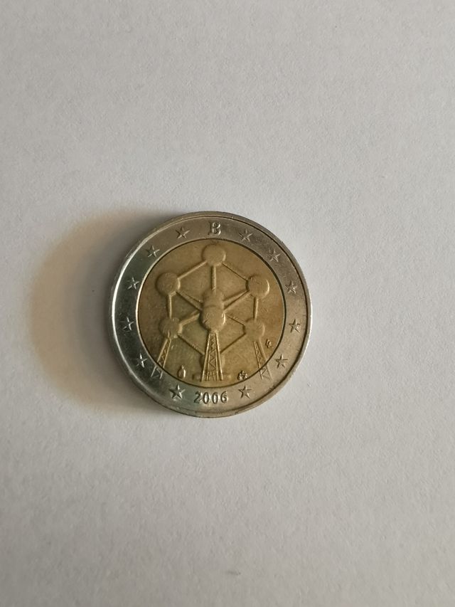 Moneda de 2 euros Atomium