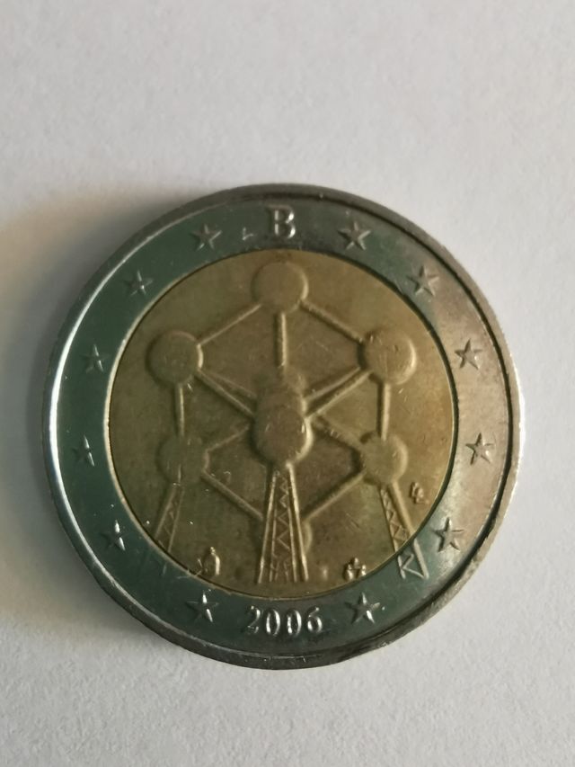 Moneda de 2 euros Atomium
