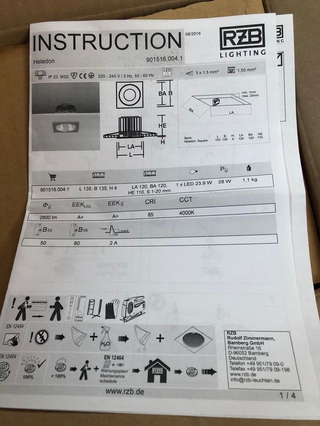 Downlight led / focos