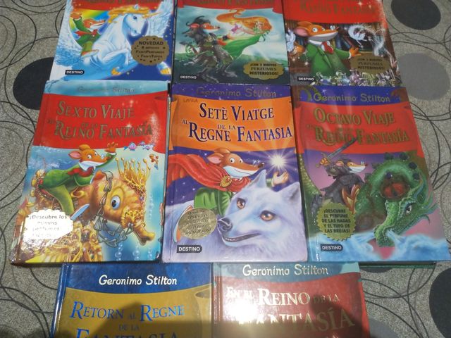 lote libros Gerónimo Stilton