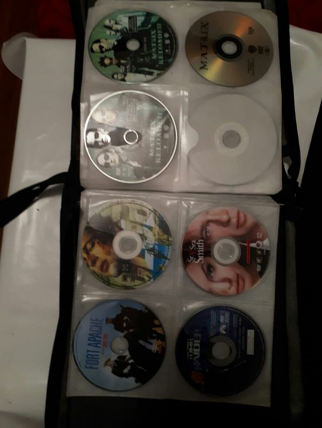 Pack 150 DVD originales + funda