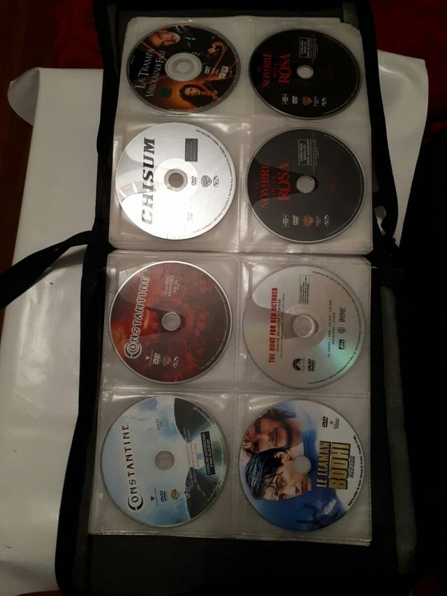 Pack 150 DVD originales + funda