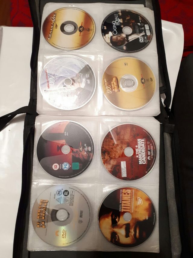 Pack 150 DVD originales + funda