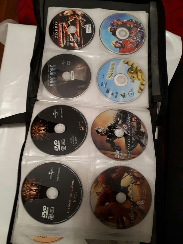 Pack 150 DVD originales + funda