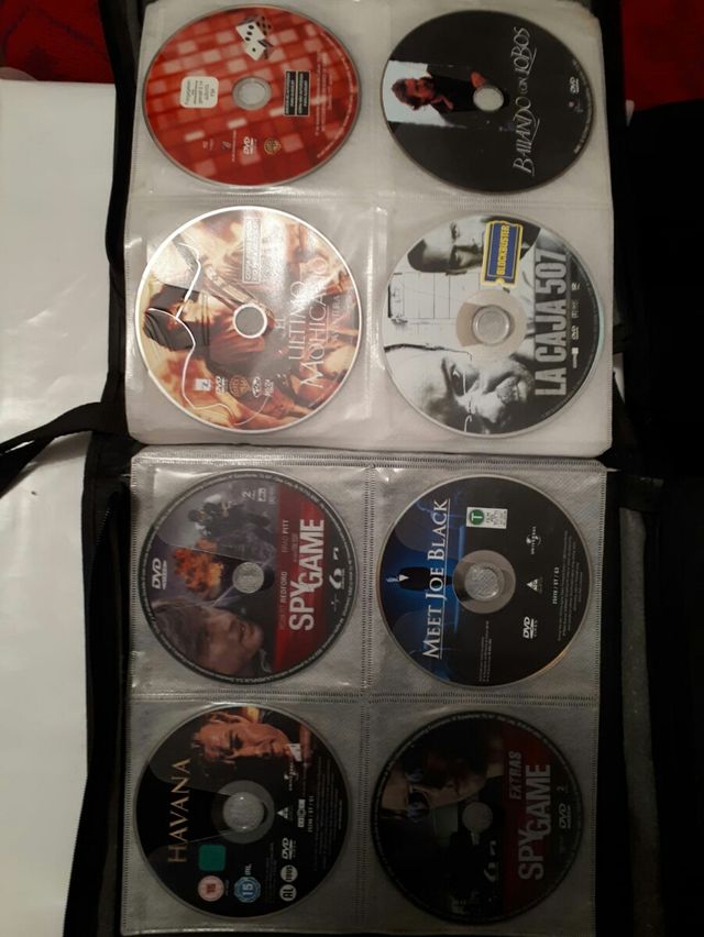 Pack 150 DVD originales + funda