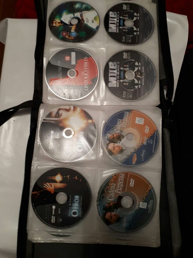 Pack 150 DVD originales + funda