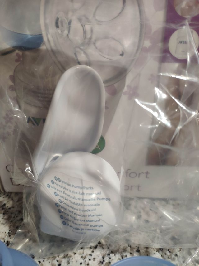 extractor leche avent eléctrico