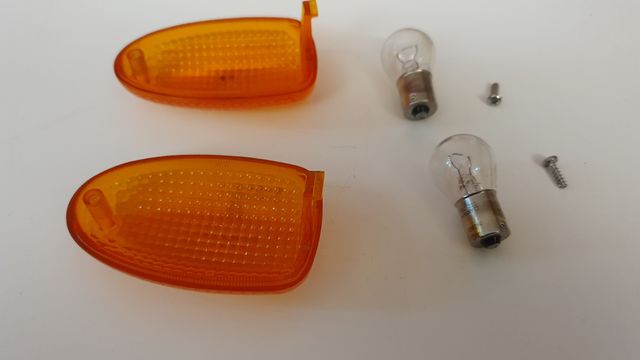 Pareja Tulipa intermitente moto BMW Naranja