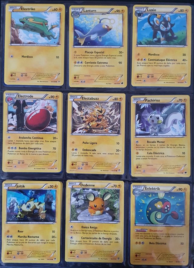 Cartas Pokemon 2011-2014