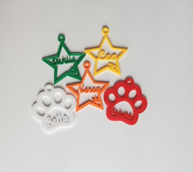 Adornos personalizados para colgar