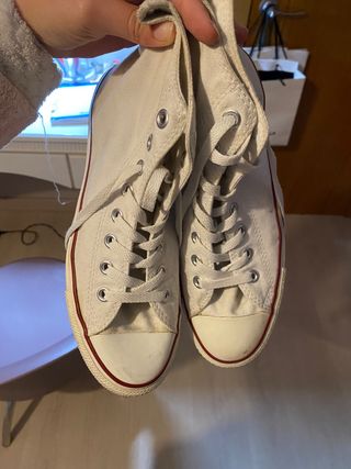 converse blancas wallapop