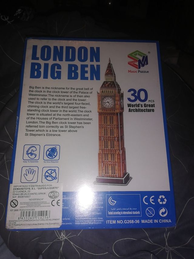 PUZZLE 3D BIG BEN