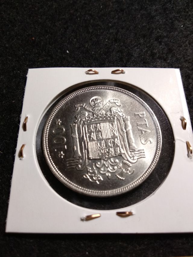 moneda de 100 pesetas 1975 *76