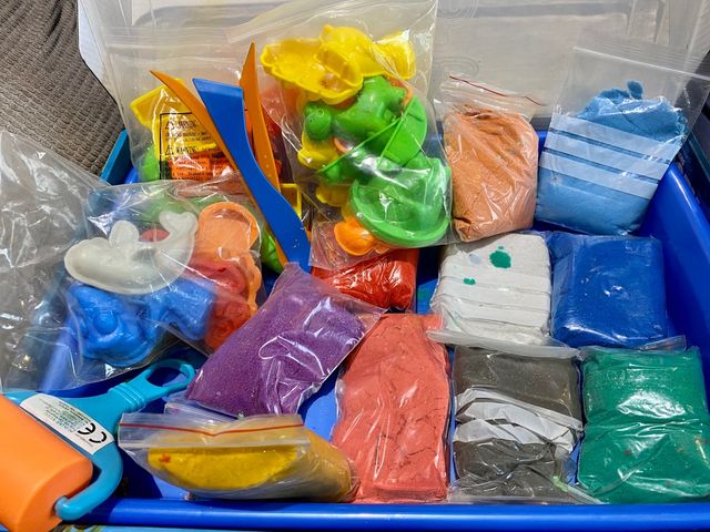 Magic sand. Arena magica