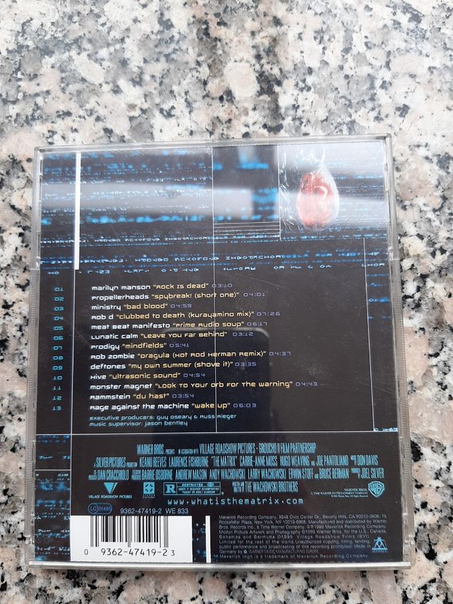 Musica The Matrix. Banda Sonora