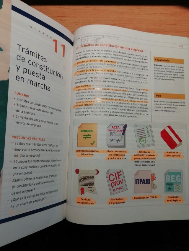 Libro texto Empresa