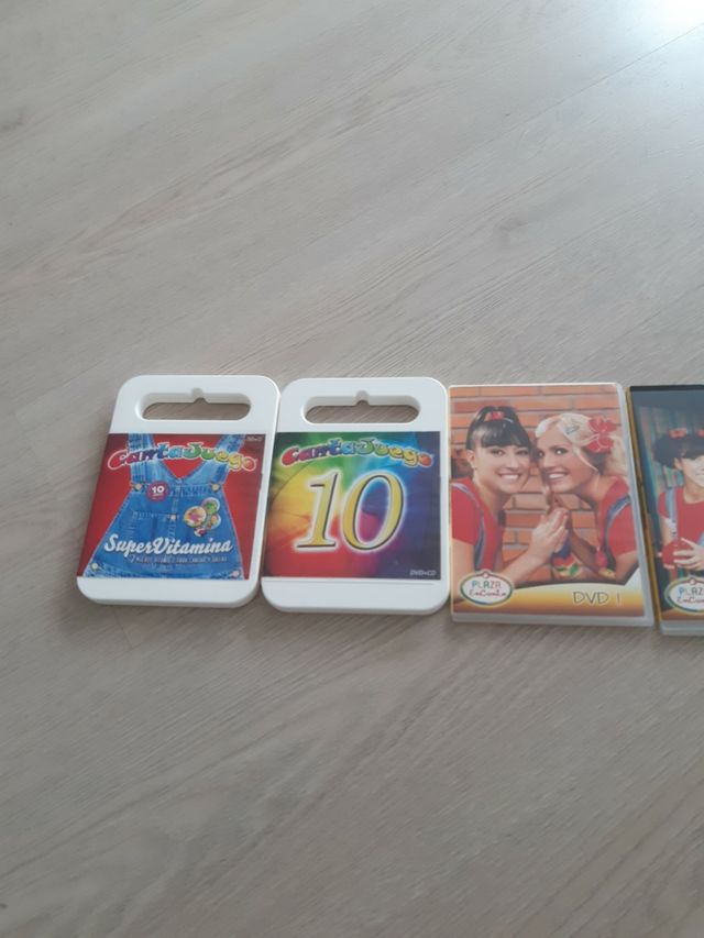 DVD y cd canta juegos.