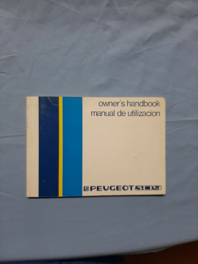 Manual de instrucciones de Peugeot 309