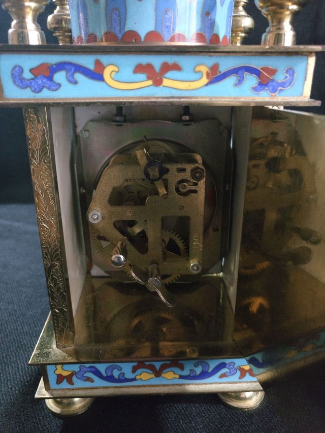 Reloj Esmalte Cloisonne S. XX