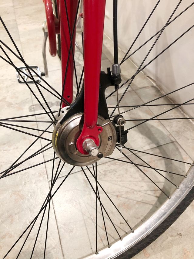 Bicicleta holandesa roja talla L