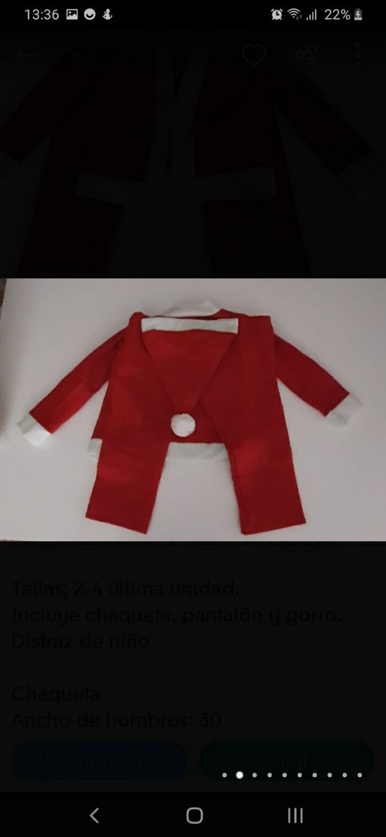 Disfraz papá noel NUEVO