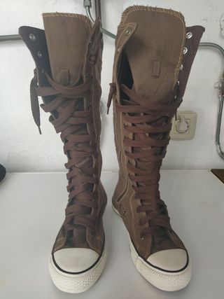 botas tipo converse altas
