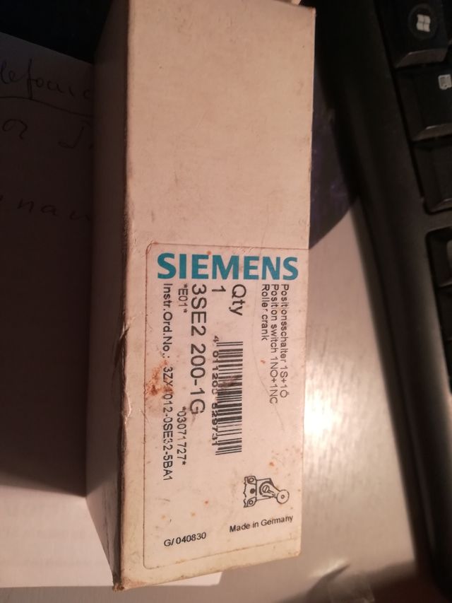 interruptor de posición siemens