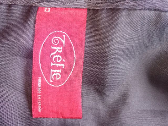 Chaqueta vintage gris con brillo talla 48 boutique