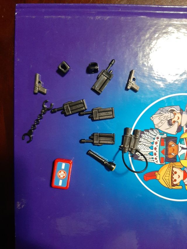 Playmobil Kit policia con lancha