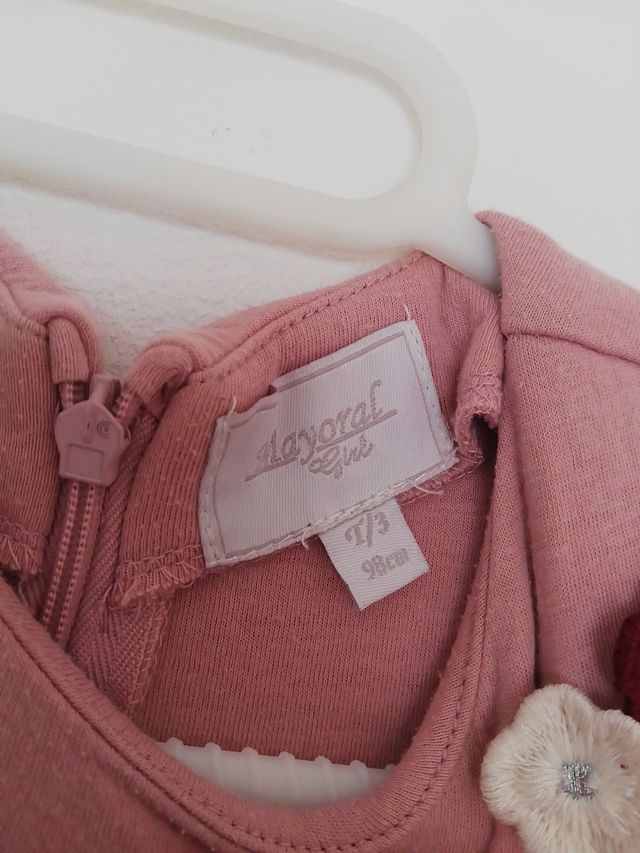 vestido con rebeca Mayoral talla3