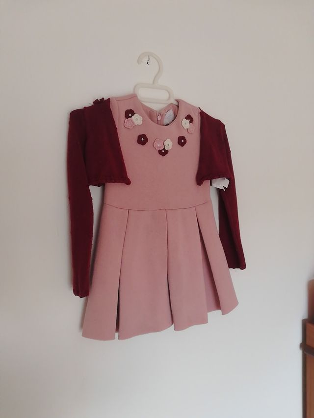 vestido con rebeca Mayoral talla3