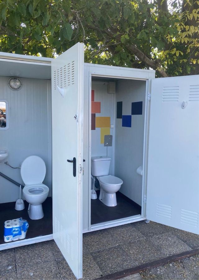 Alquiler baños portátiles Premium. Bodas, eventos.