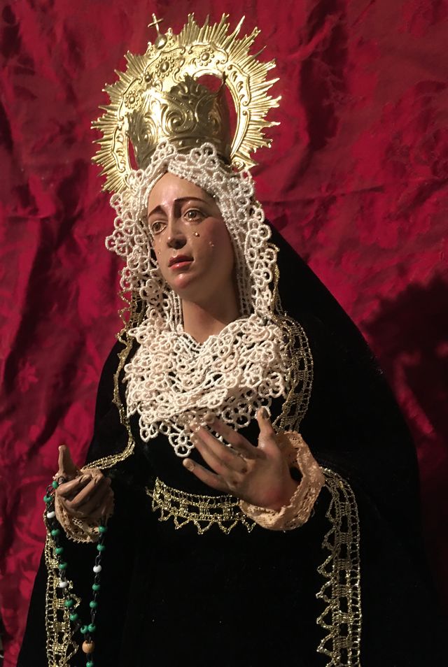 Virgen Dolorosa de vestir