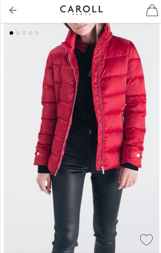 Anorak rojo marca Caroll Paris de segunda mano por 45 EUR en Madrid en  WALLAPOP
