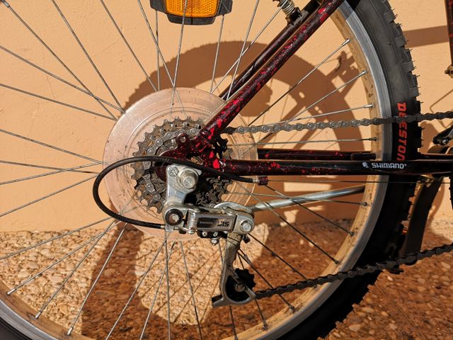 Bicicleta MTB 24 ' junior, recién puesta a punto.