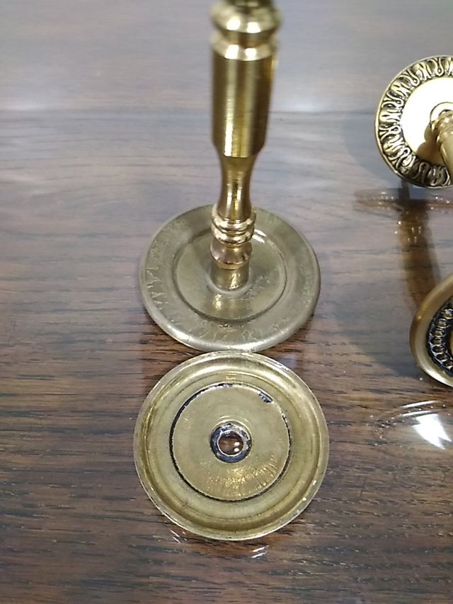 Agarraderas para cortinas bronce,juego 2 unidades.