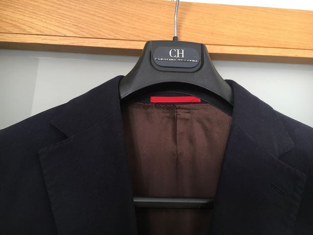 Chaqueta Carolina Herrera azul marino 40