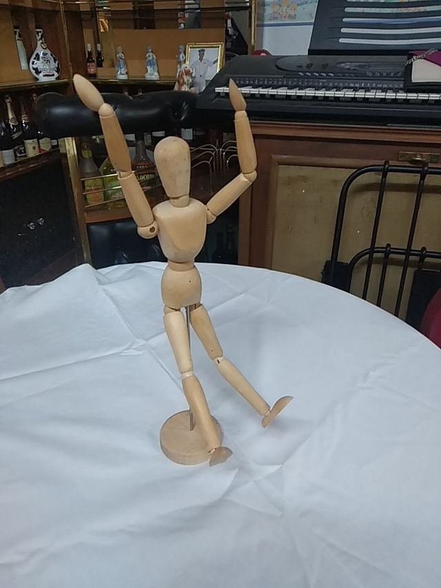 Maniquí para bellas artes.