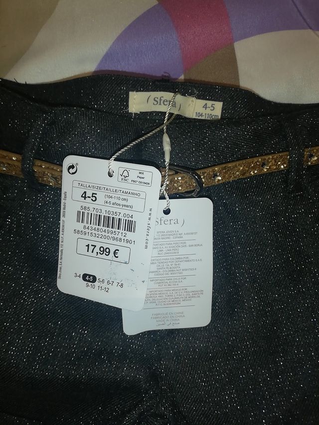 Pantalón nuevo 104-110cm Nuevo