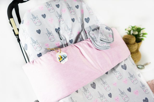 Saco Silla Universal Unicornio polar + manoplas