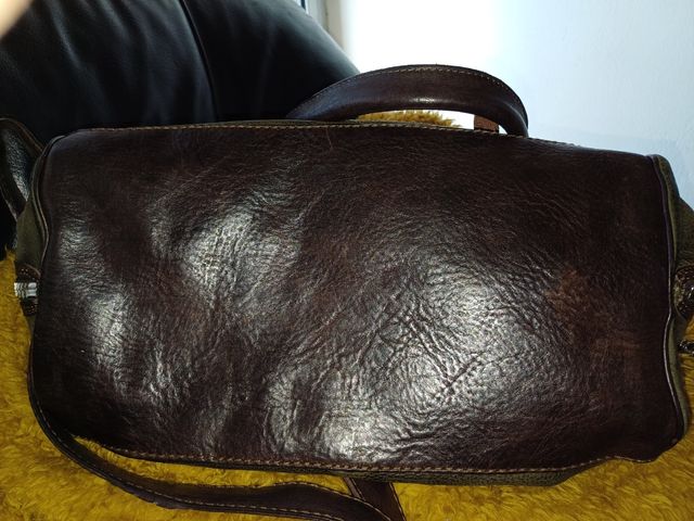 Bolso AS98 en piel color verde