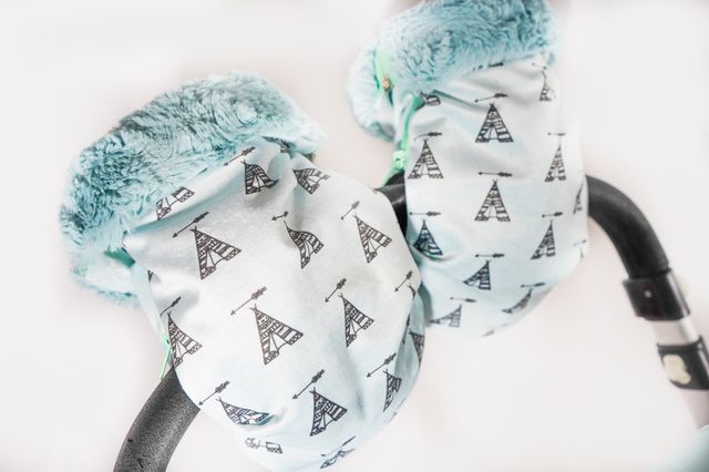 Saco Silla Universal Tipi polar + manoplas azul