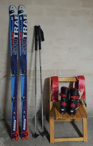 equipo de esqui de travesia segunda mano