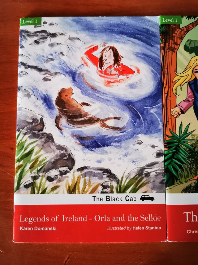 Lote 3 librillos en inglés de lectura corta