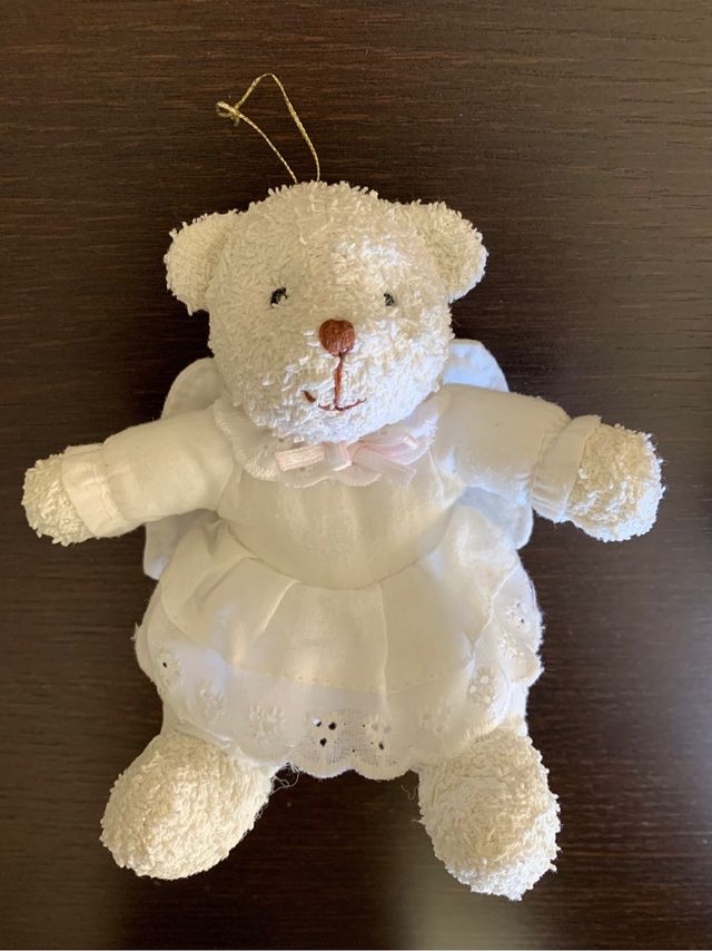 Colección 4 ositos peluche paja tela trapo