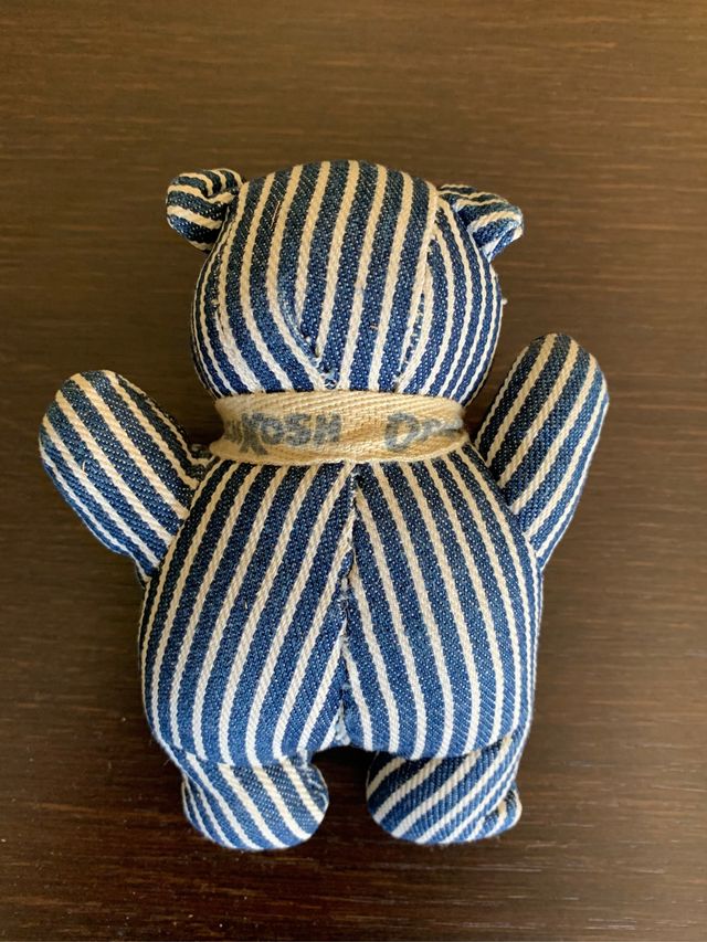 Colección 4 ositos peluche paja tela trapo